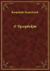 : O Tęczyńskim - ebook