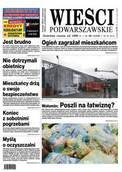 : Wieści Podwarszawskie - e-wydanie – 39/2018