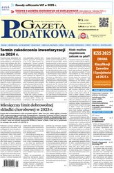 : Gazeta Podatkowa - e-wydanie – 1/2025