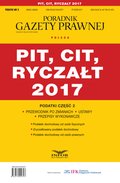 Podatki cz.2 PIT, CIT, RYCZAŁT 2017 - ebook