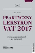 ebooki: Praktyczny leksykon VAT 2017 - ebook