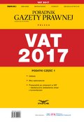 VAT 2017. Podatki część 1 - ebook