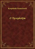 O Tęczyńskim - ebook