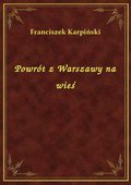 Powrót z Warszawy na wieś - ebook