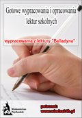 szkolne: Wypracowania. Juliusz Słowacki   „Balladyna” - ebook