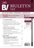 biznesowe, branżowe, gospodarka: Biuletyn VAT – e-wydanie – 3/2024