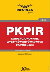 : PKPIR  Ewidencjonowanie wydatków gotówkowych po zmianach - ebook