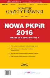 : Nowa PKPIR 2016 - zmiany od 8 kwietnia 2016 r.  - ebook