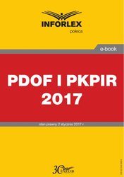: PDOF I PKPIR 2017 - ebook
