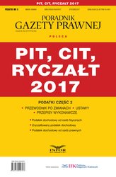 : Podatki cz.2 PIT, CIT, RYCZAŁT 2017 - ebook