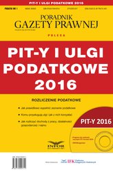 : PIT-y i ulgi podatkowe 2016 - ebook