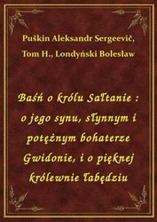 : Baśń o królu Sałtanie : o jego synu, słynnym i potężnym bohaterze Gwidonie, i o pięknej królewnie łabędziu - ebook