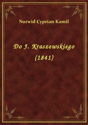 : Do J. Kraszewskiego (1841) - ebook