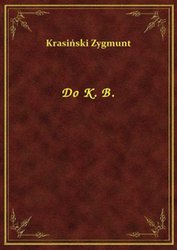 : Do K. B. - ebook