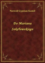 : Do Mariana Sokołowskiego - ebook