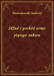 : Skład i pochód armji piątego zaboru - ebook