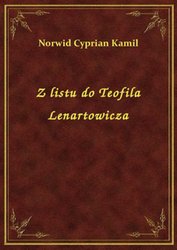 : Z listu do Teofila Lenartowicza - ebook