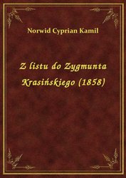 : Z listu do Zygmunta Krasińskiego (1858) - ebook