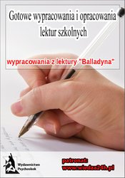 : Wypracowania. Juliusz Słowacki   „Balladyna” - ebook