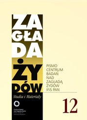 : Zagłada Żydów. Studia i Materiały nr 12 R. 2016 - ebook