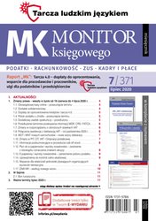 : Monitor Księgowego - e-wydanie – 7/2020